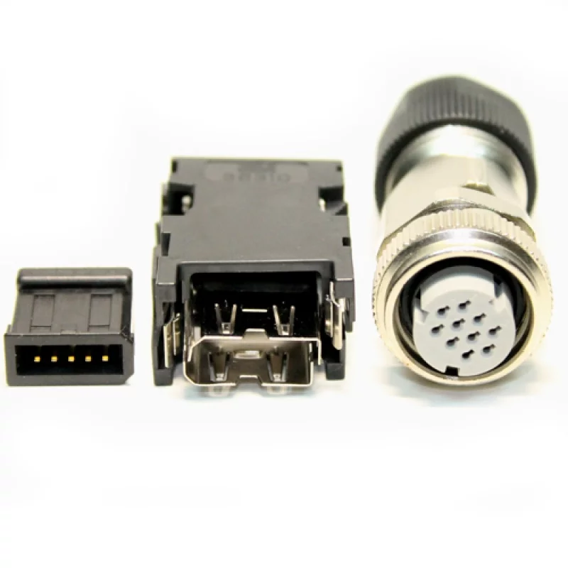 Набор разъёмов энкодера, IP67, прямой тип MR-ENCNS2